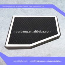 Filtro de aire del fotocatalizador nano Tio2 de la fabricación Filtro de aire de la cabina del carbono